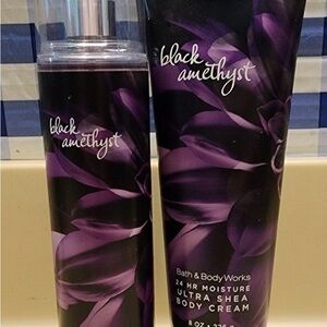 RETIRED! Bath & Body Works Black Amethyst Ultra Shea Set